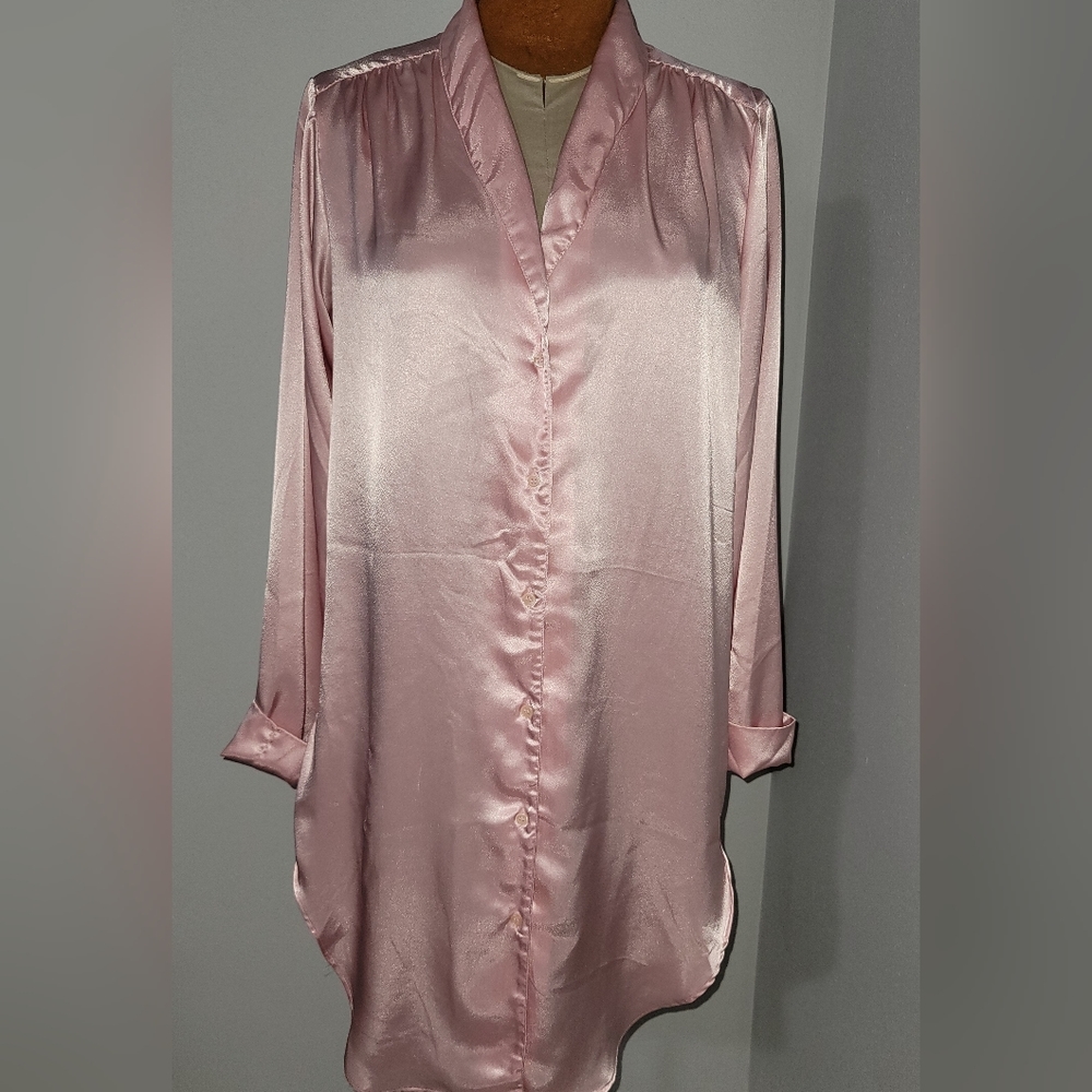 Vintage Hasting & Smith button front gown  Sz M